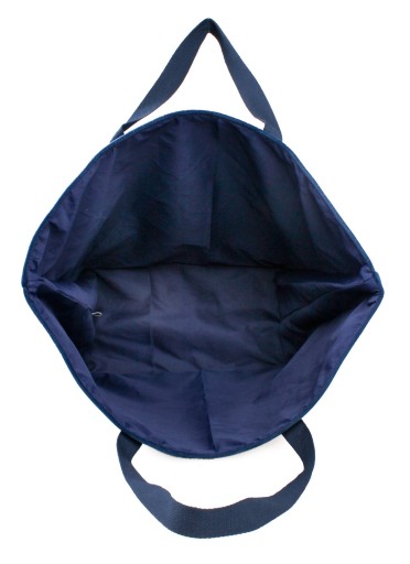 MODRÁ ZAMATOVÁ TAŠKA NA PRÁDLO XXL 70x25x55/80cm