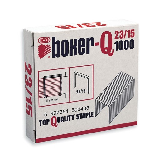 Spony ICO Boxer 23/15 1000ks, pozink