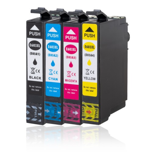 4X atramenty pre EPSON 603 XL XP-2100 XP-3100 WF-2810