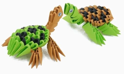 3D Origami - Korytnačky ALEX