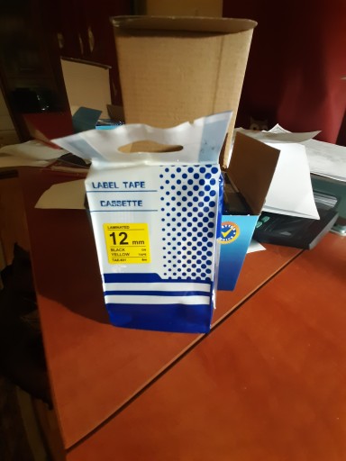 STUHA pre tlačiarne Brother 12mm 8m, žltá