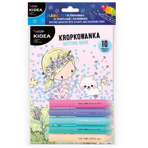 Fixky na bodkovanie s pečiatkami a rozprávkovou omaľovánkou