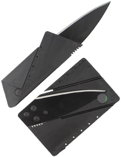 KNIFE Rozšíriteľná skladacia KREDITNÁ KARTA PREŽITIA