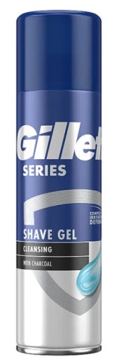 Gél na holenie Gillette Series Cleansing with Charcoal 200 ml