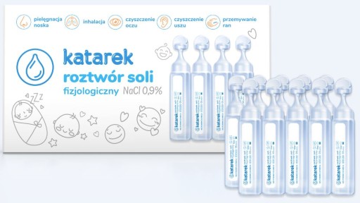 KATAREK FYZIOLOGICKÝ SOĽNÝ ROZTOK NaCl 0,9%