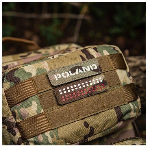 PATCH POLAND suchý zips M-Tac 25x80 Multicam FLUO