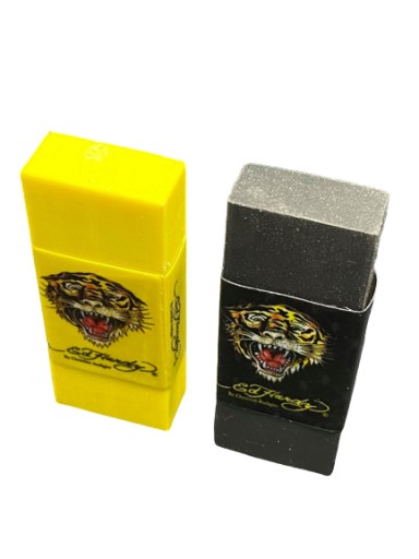 ED HARDY Designer ERASERS 3 KS
