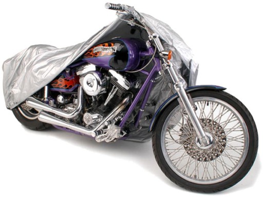 Poťah na motorku 205x125 cm sivý