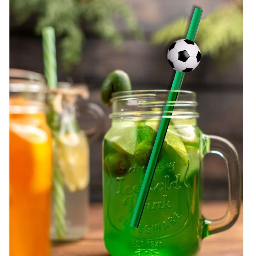 zelený papier SLAMKY FUTBAL bielo-červené POĽSKO narodeniny x6