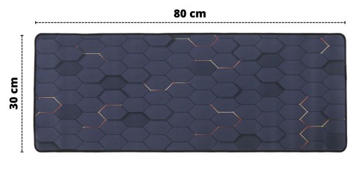 Herná podložka pod myš a klávesnicu 80x30 cm