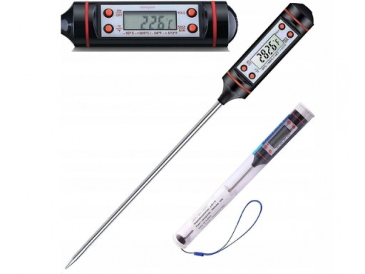 Elektronický kuchynský teplomer, digitálny, sonda