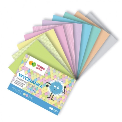 Výrezový blok Happy Color, A5/10k - pastel