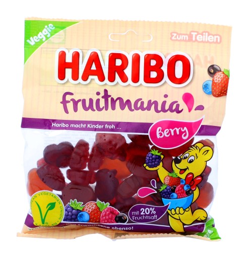 HARIBO Fruitmania Berry Fruits of the Forest želé 160g DE