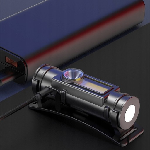 LED COB ČELOVKA MAGNETOVÁ USB ČELOVÁ LAMPA
