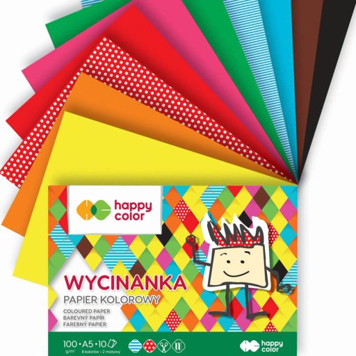 Výrezový blok A5/10K 100g HAPPY COLOR
