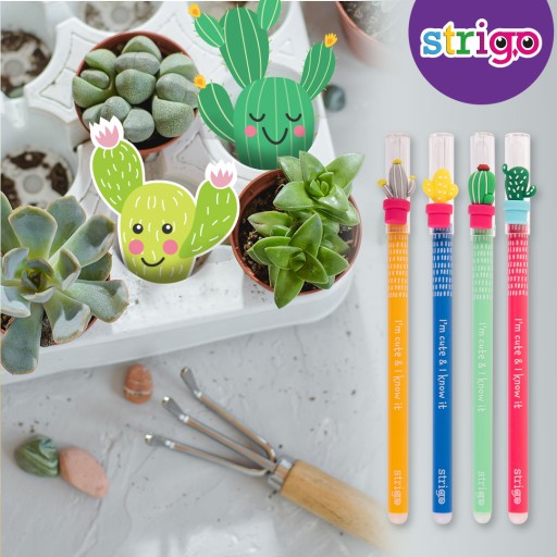 STRIGO Vymazateľné pero CACTUS
