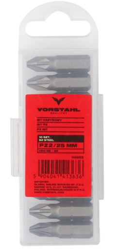 Krížový bit PZ3x25mm S2 STEEL QUALITAT (balenie 10ks) VORSTAHL