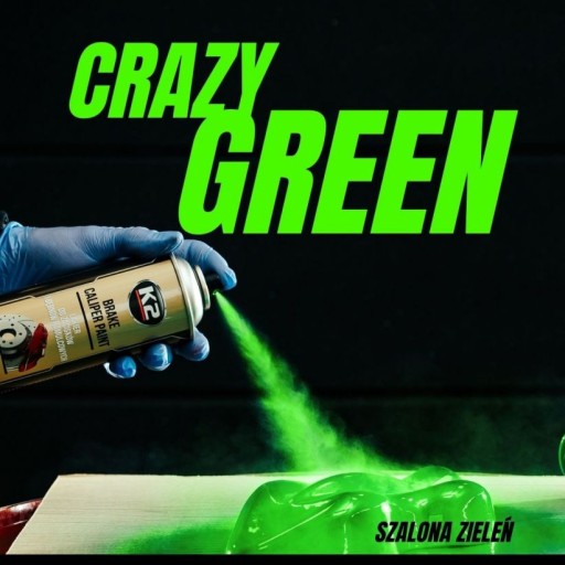 K2 BRZDOVÝ STRMEN FARBA 400ML ZELENÁ