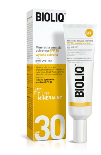 BIOLIQ MINERÁLNA OCHRANNÁ EMULZIA NA TVÁR SPF 30