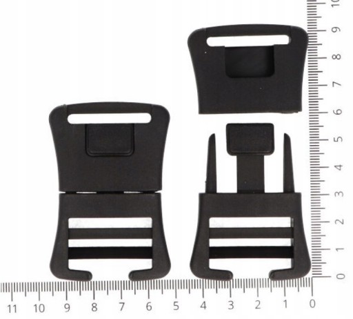 PLASTOVÁ SPONA 30mm 3cm 10ks zaskakovací zámok