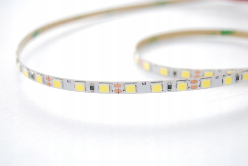 120 LED pásik, úzky, tenký, SLIM, 4mm, 1m, STUDENÝ