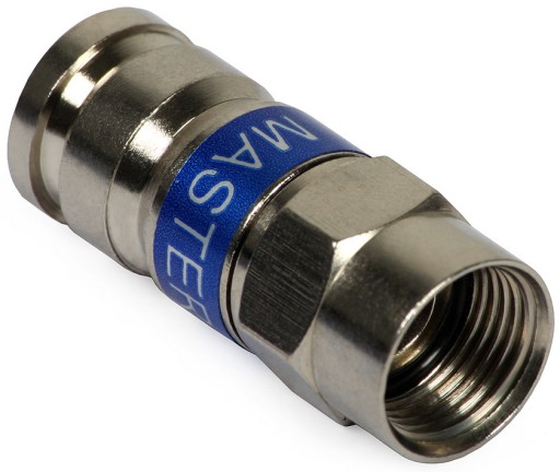ZÁSTRČKA F KOMPRESNÝ KONEKTOR F 6 MASTER RG-6 10 kusov