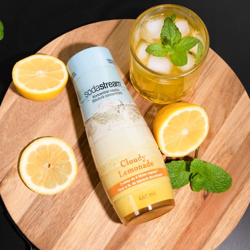 SodaStream Cloudy Lemonade sirup 440ml koncentrát Bolero vrecúško 3g nápoj