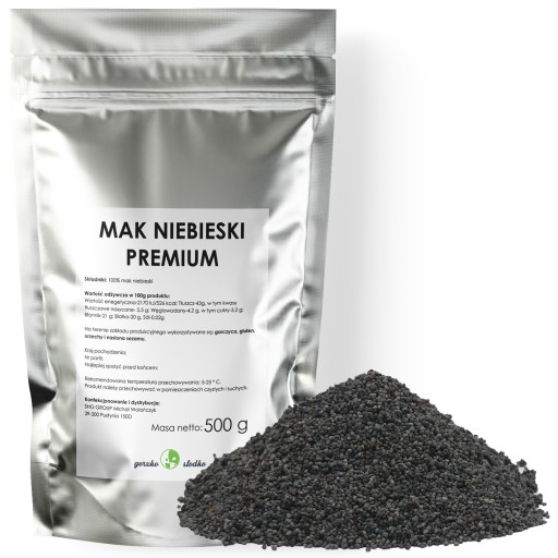 MODRÝ MAK čerstvý prémiovej kvality 500g
