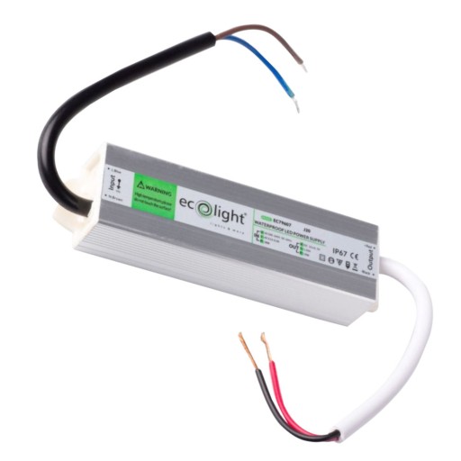 Hermetický LED pásik napájací 15W 12V 1,25A Vodotesný 115x30x20