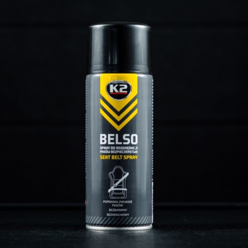 K2 BELSO SPREJ PRÍPRAVOK NA REGENERÁCIU BEZPEČNOSTNÝCH PÁSOV 400 ML
