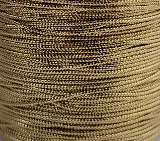 Zlatá ozdobná šnúra metalizovaná ozdobný doplnok 0,8 mm 100 m