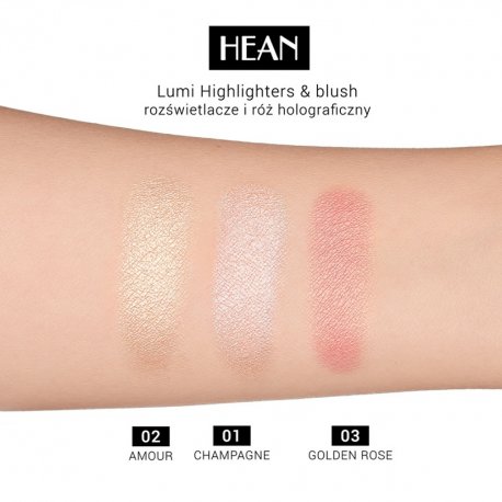 HEAN LUMI HIGHLIGHTERS HIGHLIGHTER 02 AMOUR