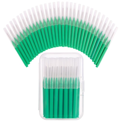 FOX MEDZIZUBNÉ KEFKY 0,8mm ZELENÉ 30 kusov