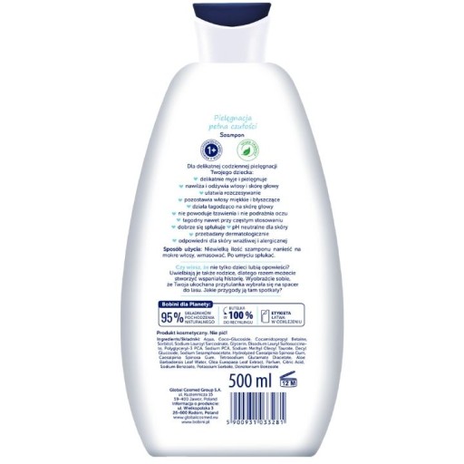 Bobini Kids hypoalergénny šampón 500 ml