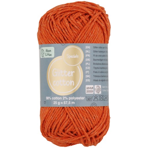 BAVLNENÁ PRIADZA MODRÁ TRBLIKOVÁ 25g 57,5m