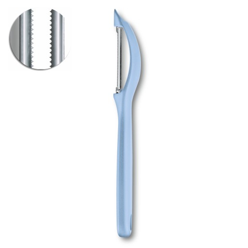 Victorinox 7.6075.22, škrabka, obojsmerne pohyblivá čepeľ, zúbkovaná