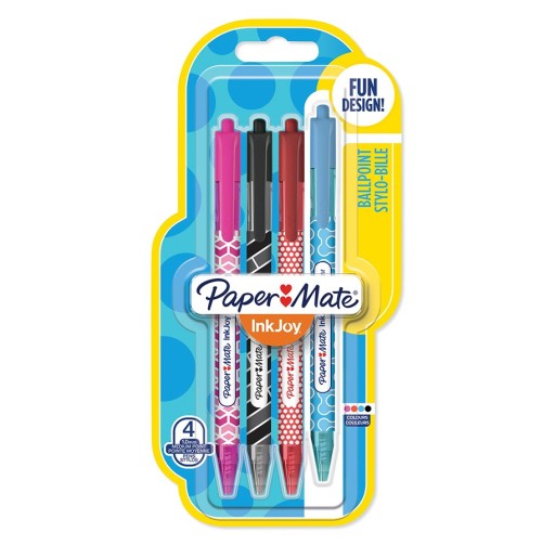Paper Mate InkJoy Wrap 100 RT 4 Rôzne farby