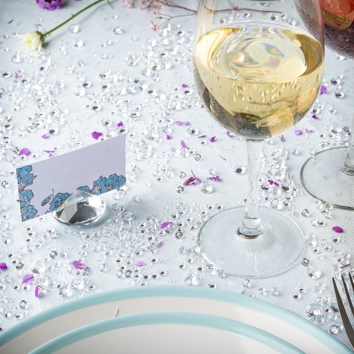 Ozdobné kryštály Confetti Diamonds tmavočervené 4,5mm 1000 kusov