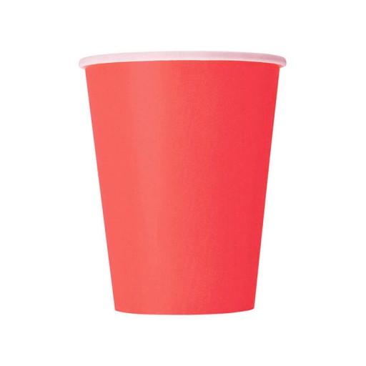 ČERVENÝ PAPIEROVÝ ŠÁLK 220ML 6KS