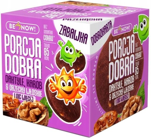 Datlovo-orechová KOCKA okrúhla DOBRÁ PORCIA 25 g | HRAČKA PREKVAPENIA
