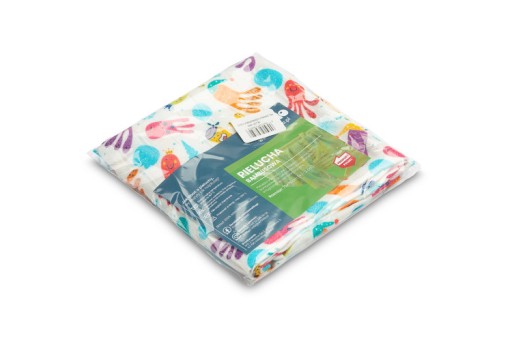 BAMBUSOVÁ PLIENKA 100% bambusová viskózová plienka OCTOPUS 75x75