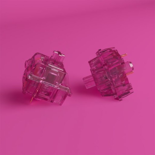 AKKO CS Crystal Wine Red Switch SWITCHES 1ks Mechanická klávesnica
