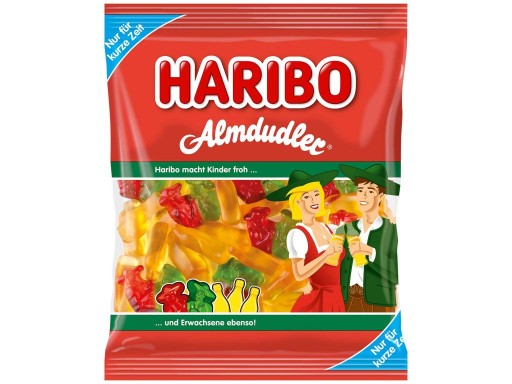 Haribo Almdudler Bylinné želé Malina Bez 160g
