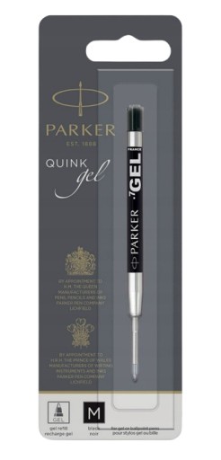 PARKER QUINK gélová náplň čierna M stredná špička