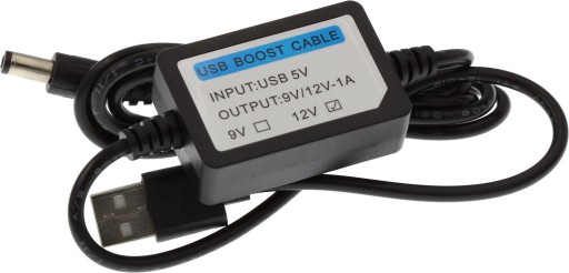 Adaptér USB Converter DC Plug 5,5x2,1 5V 12V 1A