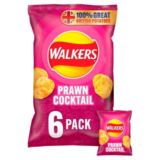 1x 150g WALKERS Lays Shrimp Crisps UK