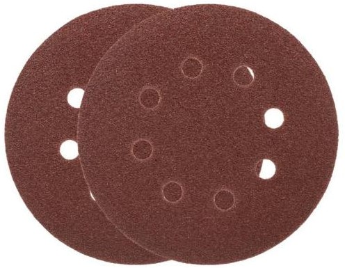 BRÚSNY KOTOUČ S OTVORMI 125MM GRAN 120 2 KS