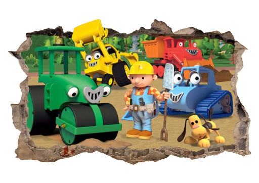 Nálepka na stenu BOB THE BUILDER! Veľký výber!