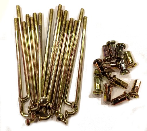 Spoke SPOKES DNIEPR MT650 URAL 127mm zlato