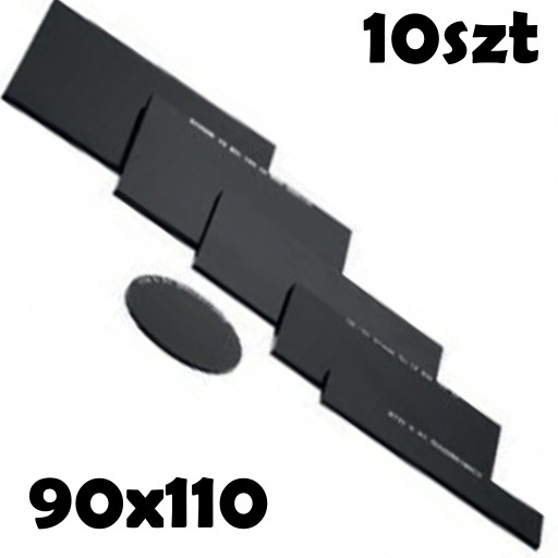 Tmavá zváracia maska sklenená 50x100 mm 10 ks